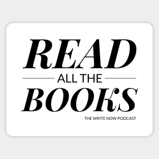 Read All The Books - Black Ink Sticker